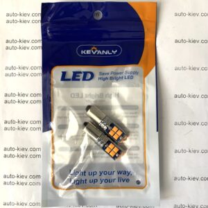 Alternative view of Світлодіод T8.5 (H5, H10,H20W) BA9S 3000K 10smd 3030 canbus 12v (жовтий) 1 шт.