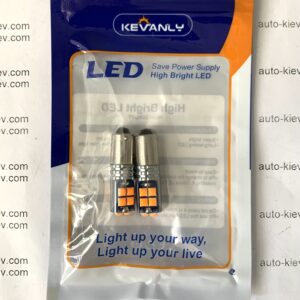 Alternative view of Світлодіод T8.5 (H6W) BAX9S 3000K 10smd 3030 canbus 12v (жовтий) 1 шт.