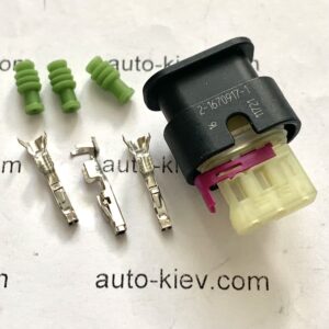 TE Connectivity 2-1670917-1 роз’єм 3 pin 1.2 mm оригінал (без дроту і фіксатора)