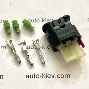 Alternative view of TE Connectivity 2-1670917-1 роз’єм 3 pin 1.2 mm оригінал (без дроту і фіксатора)