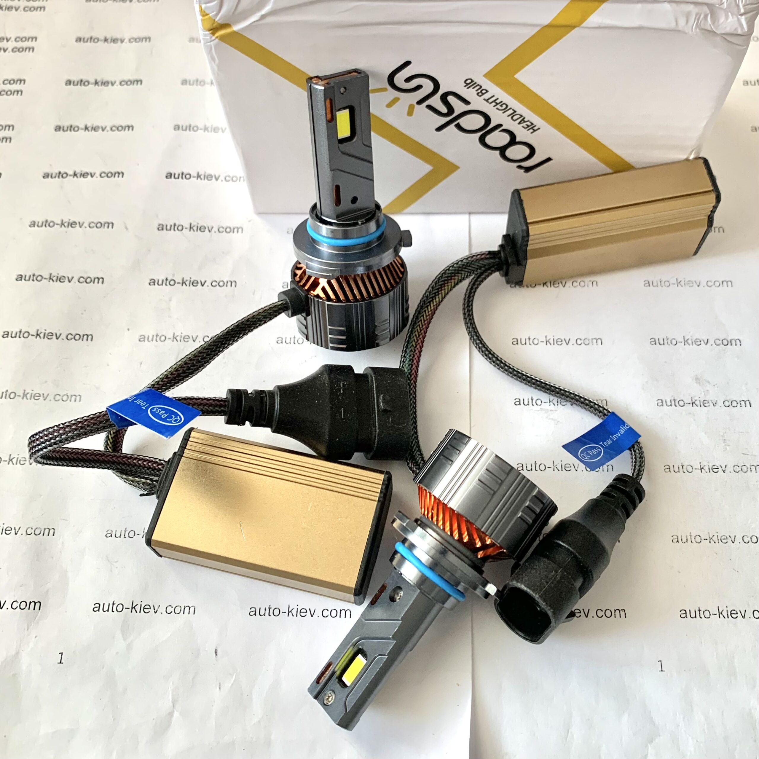 HB3(9005) led лампи ROADSUN 9780(CSP) 6000K 50000Lm 130W 9-24v CANBUS 2 шт
