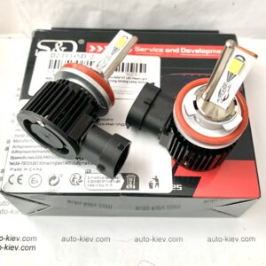 H11 led ламп S&D D2393 3570(CSP) 6000K 30000Lm 80W 12-24v Canbus 2шт - Зображення 3