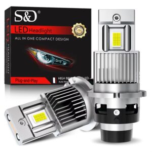 D4S/R led лампи S&D D1577 5070(CSP) 6000K 30000Lm 120W 24v CANBUS 2 шт