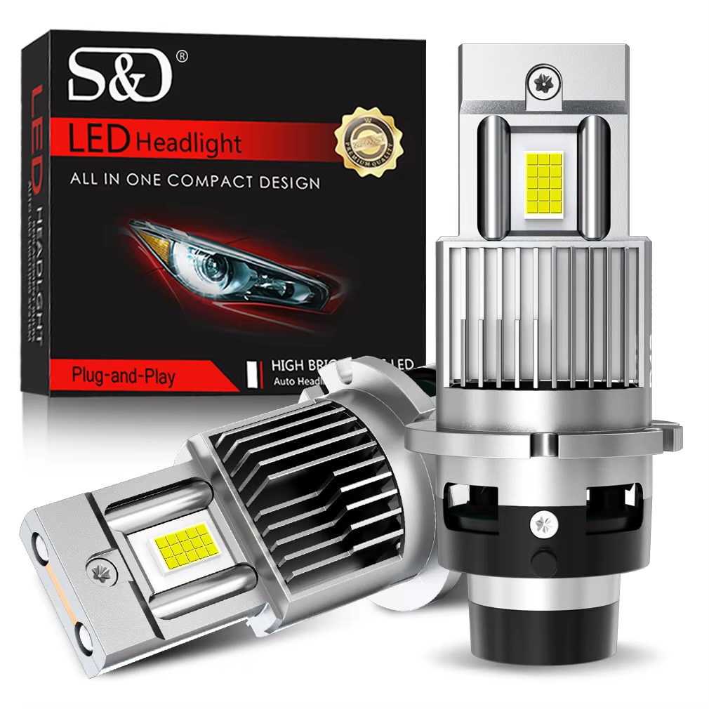 D4S/R led лампи S&D D1577 5070(CSP) 6000K 30000Lm 120W 24v CANBUS 2 шт