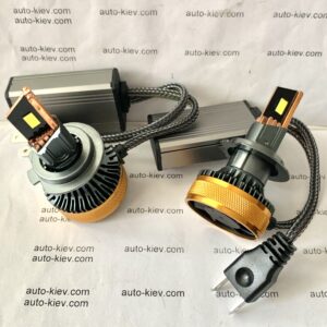 H7 led лама REDCAR D2132 4070(CSP) 6500K 30000Lm 150W 12-24v CANBUS 2 шт - Зображення 3