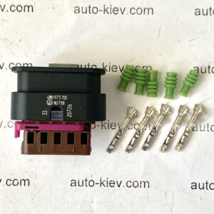 AUDI VW 4M0973705 роз’єм 5 pin 1.2 mm Hungary AMP оригінал (без дроту).