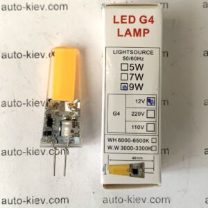 Світлодіод LED G4 W9W COB 3800K Varm White (теплий білий) 12v