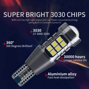 Альтернативний вигляд Світлодіод Т15(W16W) 27smd 3030 драйвер canbus 1400lm 12v комплект 2 шт