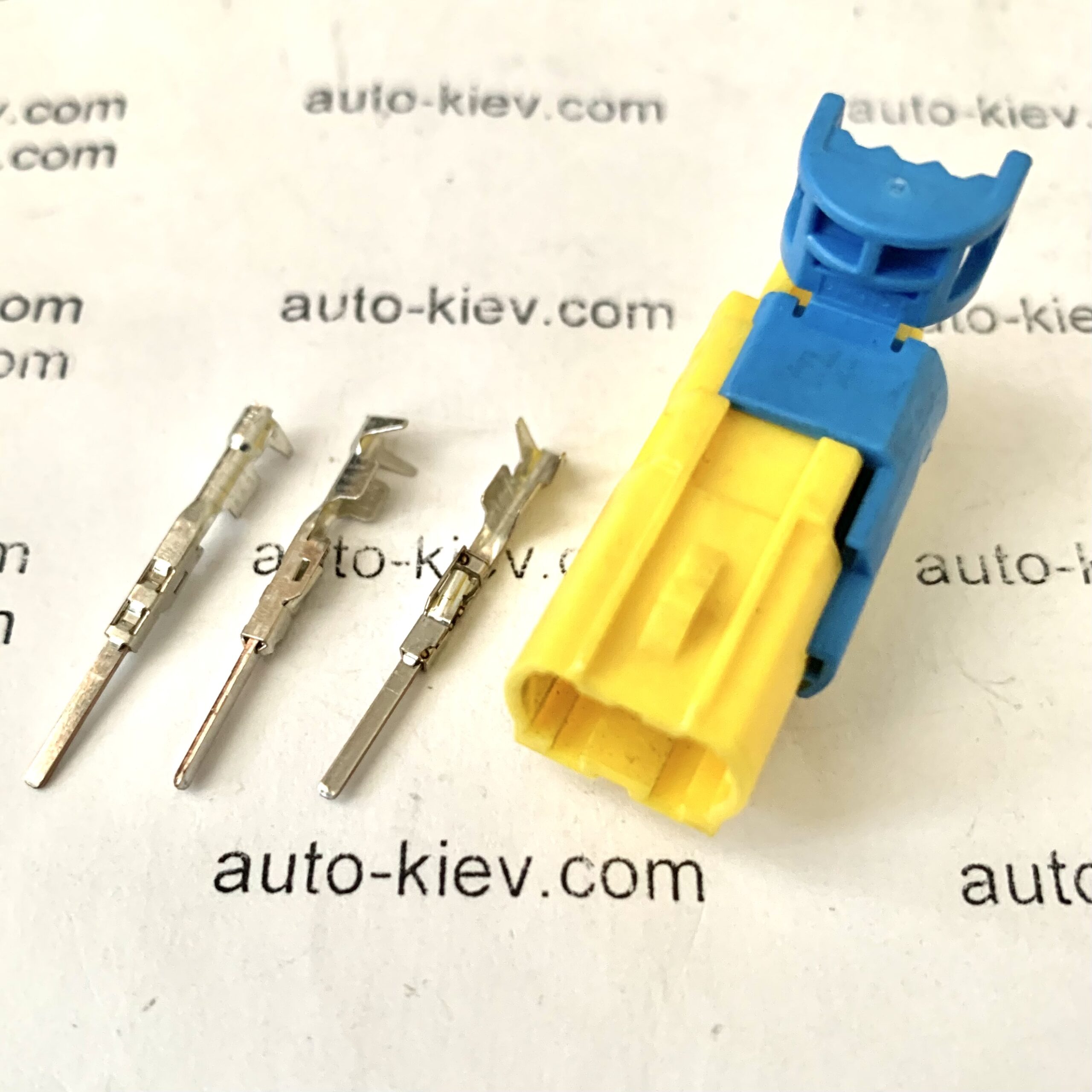 VW AG 4G1972783 роз’єм 3 pin 1.2 mm оригінал нове (без дроту)