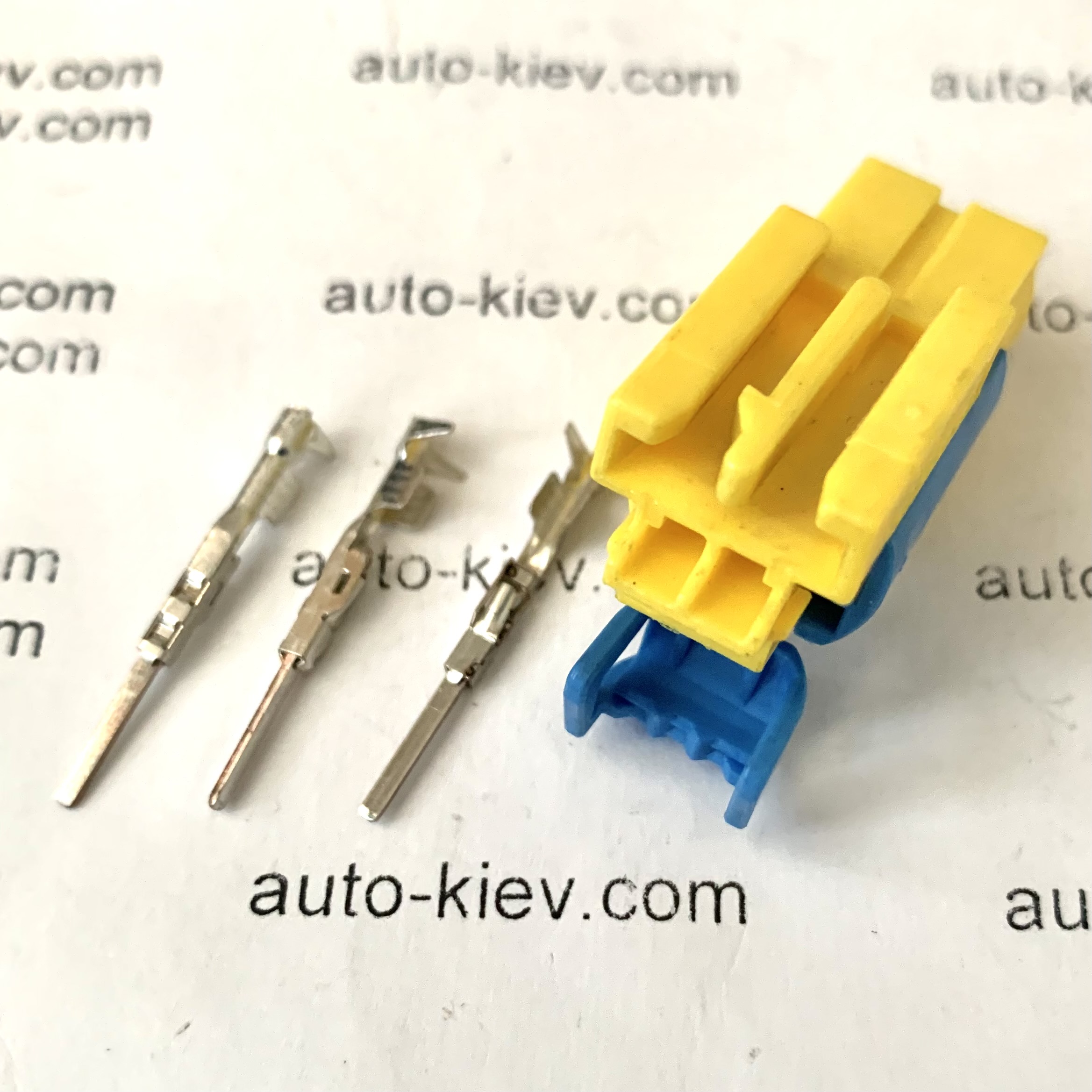 VW AG 4G1972783 роз’єм 3 pin 1.2 mm оригінал нове (без дроту) - Зображення 2