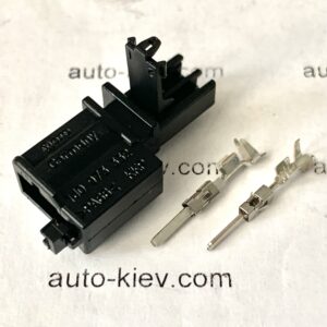 AUDI VW 1J0973332 роз’єм 2 pin 1.5 mm GERMANY оригінал нове (без дроту)