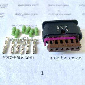 VW AG 85E0973706 роз’єм 6 pin 1.2 mm Hungary AMP оригінал (без дроту) нове