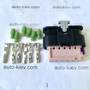 Альтернативний вигляд VW AG 85A973706 роз’єм 6 pin 1.2 mm FEP GERMANY оригінал (без дроту) нове