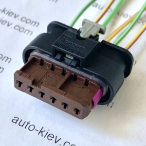 Альтернативний вигляд VW AG 85E0973706 роз’єм 6 pin 1.2 mm Hungary AMP оригінал нове