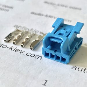Альтернативний вигляд VW AG 8K0973754C (TE 0-1670988-4) роз’єм 4 pin 0.63 mm Belgium оригінал нове (без дроту)