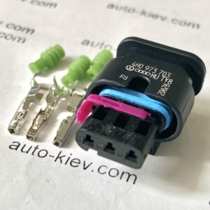 AUDI VW 4H0973703 роз’єм 3 pin 1.2 mm Hungary AMP оригінал (без дроту)