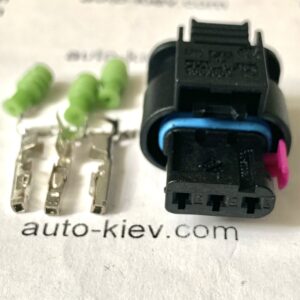 AUDI VW 4H0973703 роз’єм 3 pin 1.2 mm Hungary AMP оригінал (без дроту) - Зображення 3